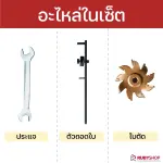 RUBY SHOP เครื่องกรีดผนัง เซาะร่อง Wall Cutter 2500 วัตต์ รุ่น WALLCD-100A กรีดผนังอิฐมวลเบาเฉพาะ