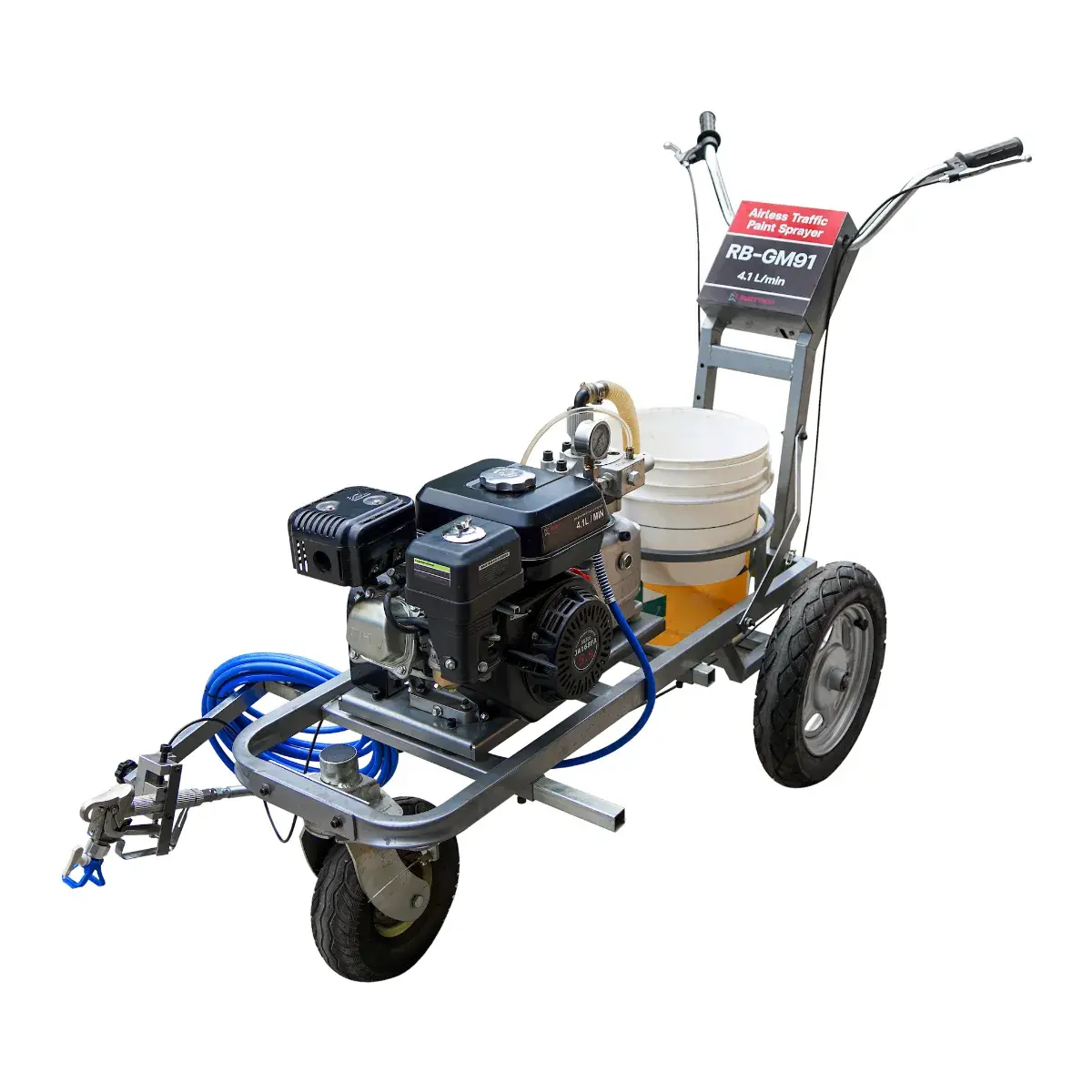 RUBY SHOP เครื่องพ่นสีจราจร RB-GM91: ตีเส้นจราจรคมชัด รวดเร็วทันใจ