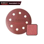 RUBYSHOP กระดาษทรายกลมสักหลาด เบอร์ 120 ขนาด 9 นิ้ว 6 รู (แพ็ก 50 ชิ้น) สำหรับเครื่องขัดผนัง รุ่น RB-DWS-225B