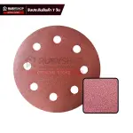 RUBYSHOP กระดาษทรายกลมสักหลาด เบอร์ 150 ขนาด 9 นิ้ว 6 รู (แพ็ก 50 ชิ้น) สำหรับเครื่องขัดผนัง รุ่น RB-DWS-225B